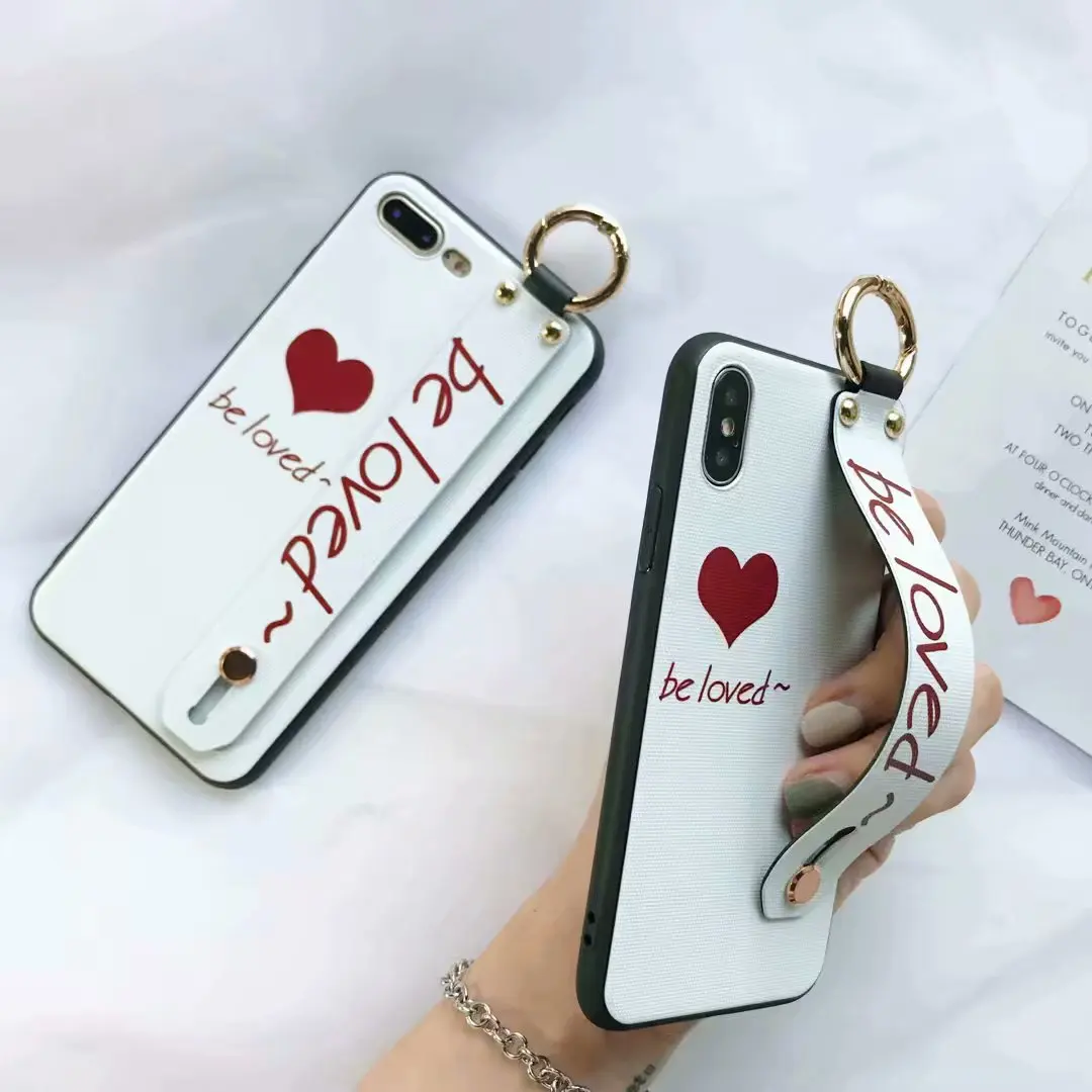 Beily любовь сердце любимого телефона чехол для iPhone X 7 8 6 S Plus с скрыть ремешок