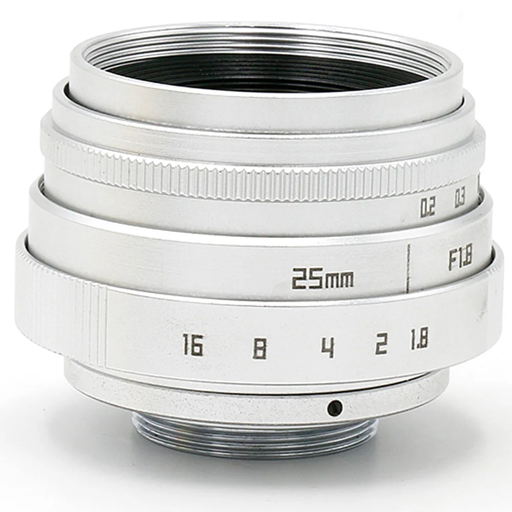 Новый Фуцзянь 25 мм f1.8 C mount объектив камеры видеонаблюдения II для N1 Fujifilm FX NEX Micro 4/3