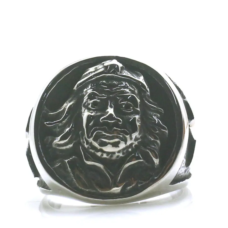 Mens Boys 316L Stainless Steel Cool Cuban Hero Guevara Star Ring | Украшения и аксессуары