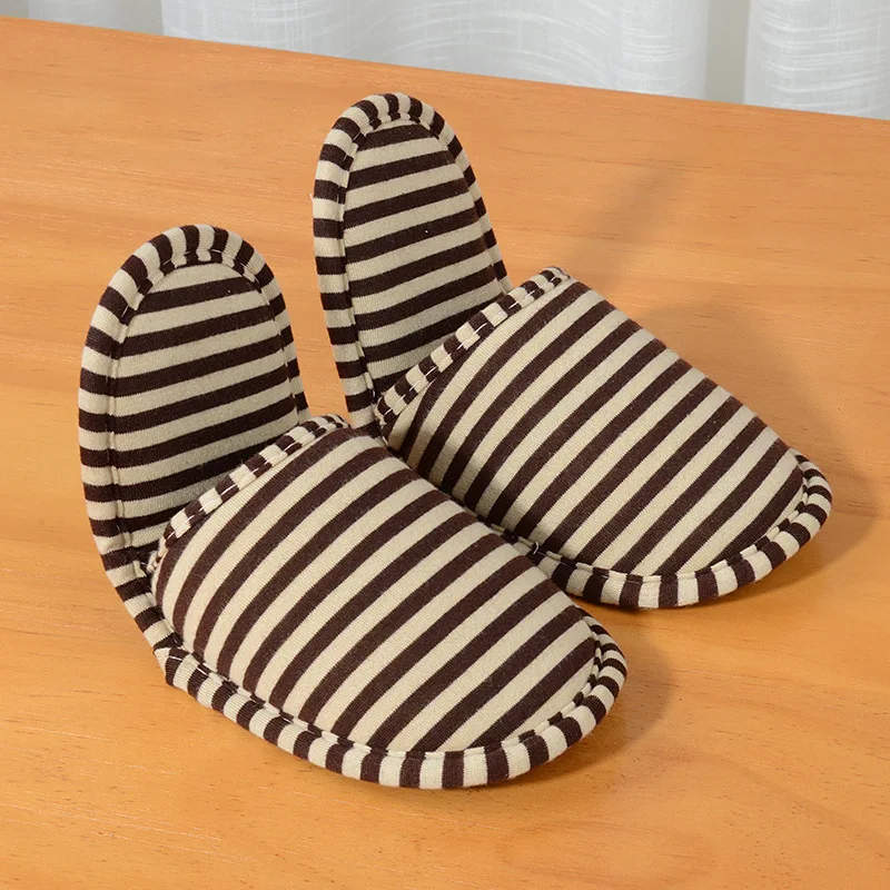 coffee 26.5cm 10 пар; мужские и женские простые тапочки для путешествий и спа; домашние складные одноразовые домашние Тапочки для гостей - Цвет: coffee 26.5cm