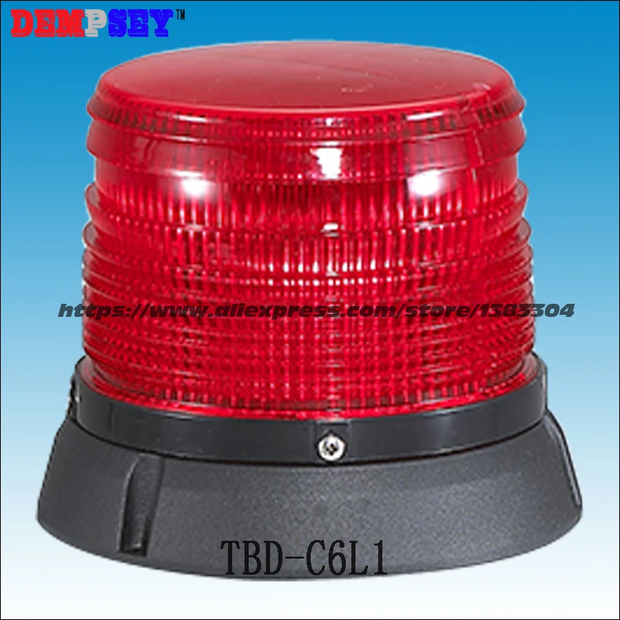 TBD-C6L3 LED warning strobe beacon light/traffic emergency signal beacon for police/Red security alarm rotator lamp for sale