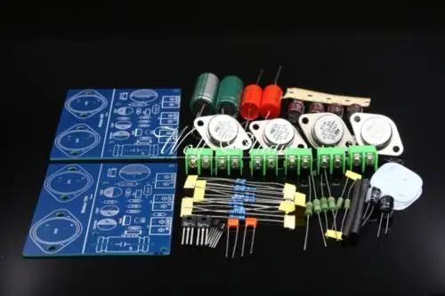 Комплект стереоусилителя SC HOOD JLH с золотым уплотнением ST2N3055 10 Вт + Вт|Усилители