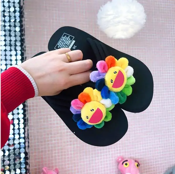 HAHAFLOWER новые оригинальные милые летние слиперы сандалии шлепанцы с свежими