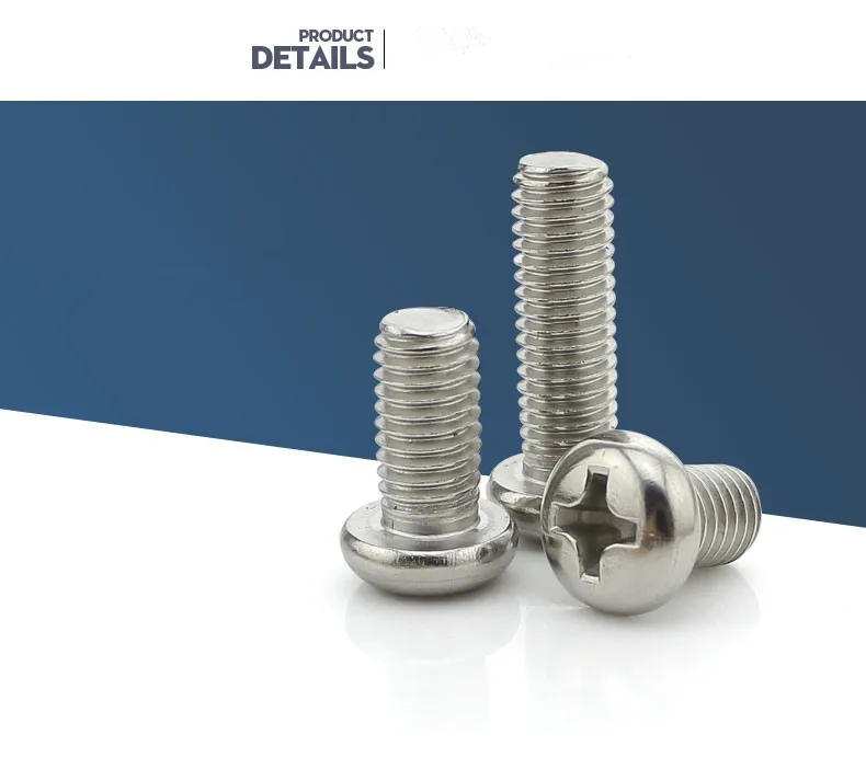 304 нержавеющего металла круглый головы Philips Шурупы M2.5 x3mm к m2.5x60mm металл, нержавеющая Philips Головкой