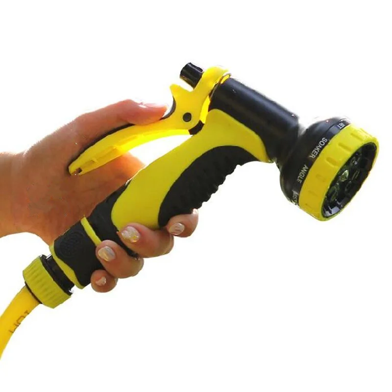 

8 Pattern Adjustable Garden Water gun Sprayers Household Watering Hose Spray Gun Car Washing Cleaning Lawn Garden Watering