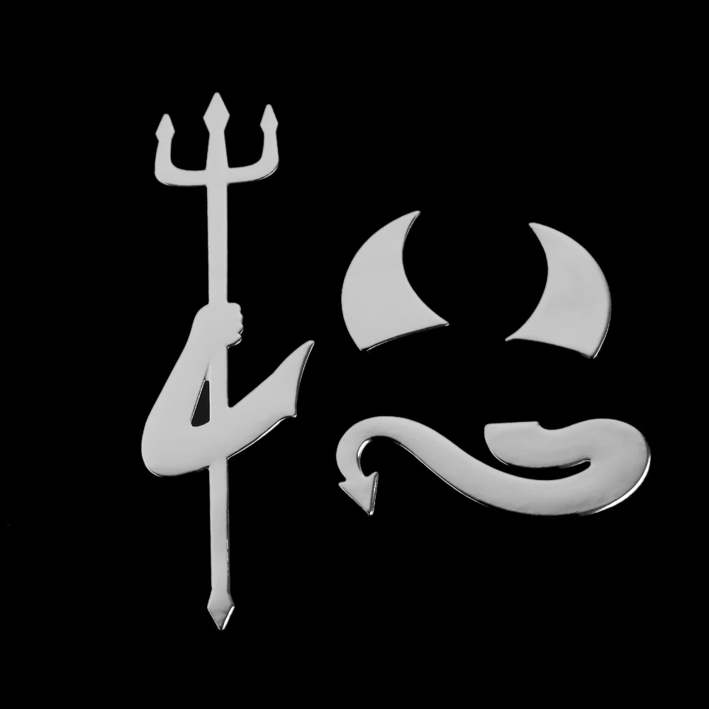 2 шт./лот автомобильный Стайлинг Забавные 3D на автомобиль маленький дьявол