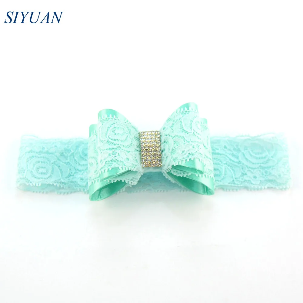 1 шт. эластичная Кружевная повязка на голову из ПВХ 12 цветов|stretchy lace headbands|lace