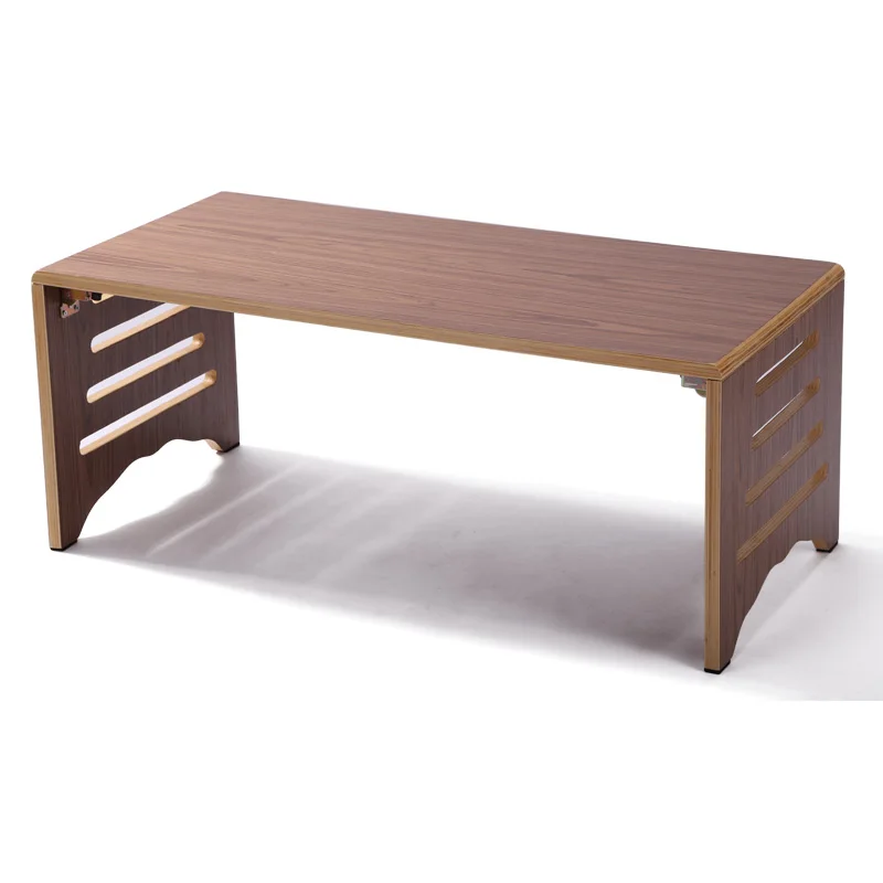 Modern Japanese Style 5-Piece Dining Table and Chair Set, Foldable Low Solid Wood Table Legs, Asian Floor Seating Zaisu Chairs for Dining Room image 5