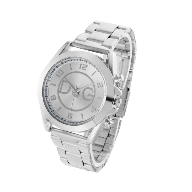 Часы для мужчин и женщин Reloj mujer модные роскошные кварцевые наручные часы браслет из нержавеющей стали повседневные часы Relogio Feminino - Цвет: Серебристый