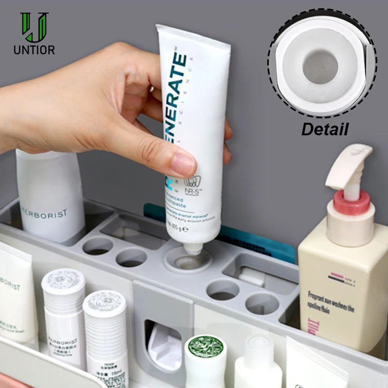 Набор аксессуаров для ванной комнаты настенный держатель зубной щетки