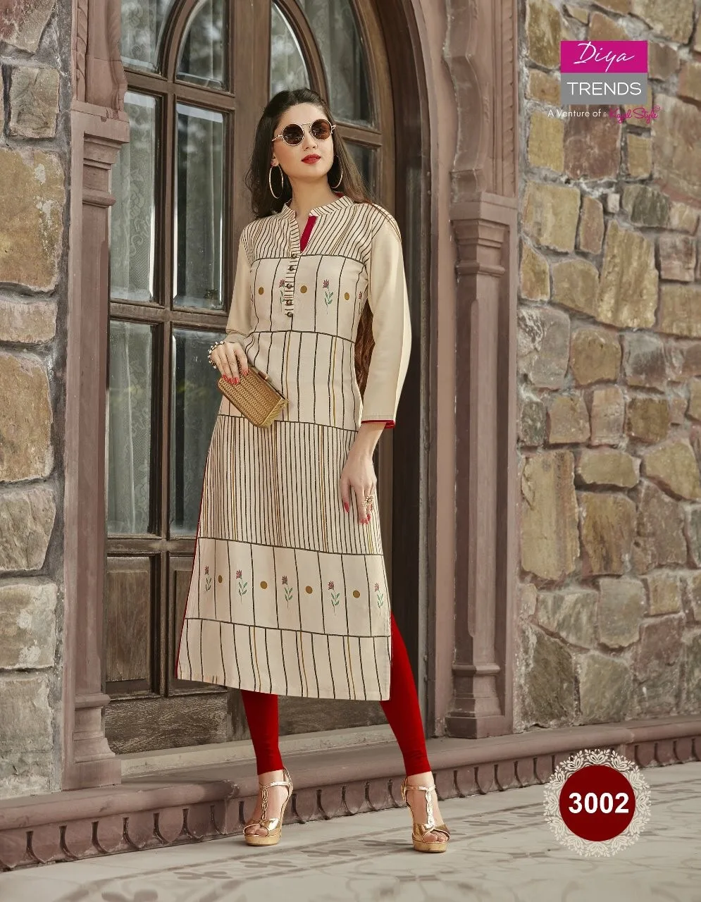 Индийская традиционная Курти 3 четверти рукав Хлопок Курта Болливуд