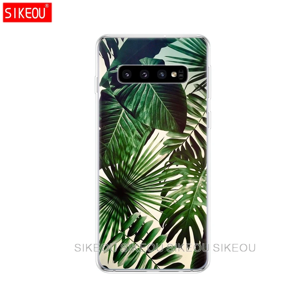 61019 Для samsung Galaxy S10 чехол S10Plus Силиконовый ТПУ чехол для телефона S10 E чехол для samsung S10 Plus G975F S 10 SM-G973F прозрачный - Цвет: 61019
