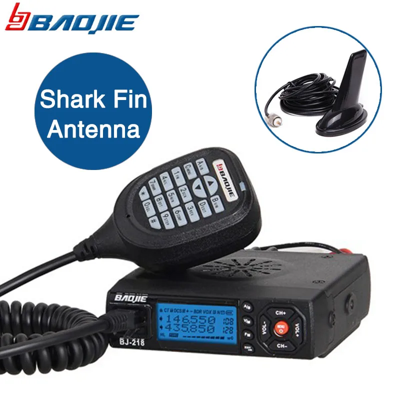Мини рация Автомобильная Baojie 10 км 25 Вт два диапазона VHF/UHF 136 174 МГц 400 470