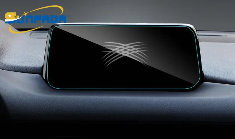 SUNFADA автомобильная навигация с закаленным стеклом Защитная Стальная пленка для