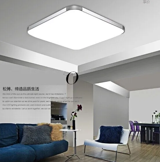 Потолочный светильник светодиодный квадратный 24 Вт 30 см 2019|ceiling lights|ceiling lights squarelamp
