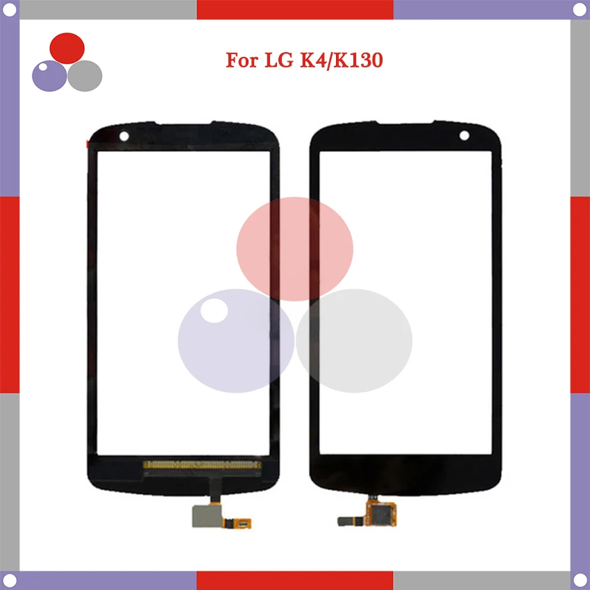 4 5 &quotсенсорный экран LG K4 K120 K121 K130 K130E сенсорный панель дигитайзер Внешний