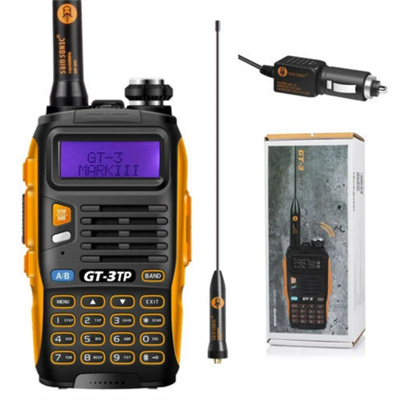 Двухдиапазонная рация Baofeng GT-3TP MarkIII VHF/UHF FM Ham двухсторонний радиоприемопередатчик