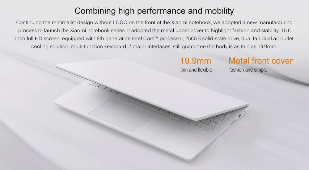 Ноутбук Xiaomi Mi Ruby, 15,6 дюймов, Windows 10, Intel Core i5-8250U, четырехъядерный процессор, 8 ГБ, 512 ГБ, 1,6 ГГц, MX110, ноутбук