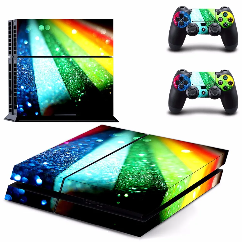 Новая наклейка для PS4 для sony playstation 4 консоли и 2 контроллера Skins PS4 наклейка s виниловая