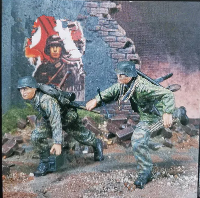 1/35 модельная фигурка из смолы разобранный Неокрашенный набор 911|Наборы для