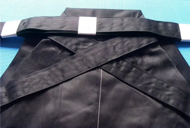 155 см ~ 200 унисекс хакама японский стиль Одежда для Кендо боевых искусств брюки kirt