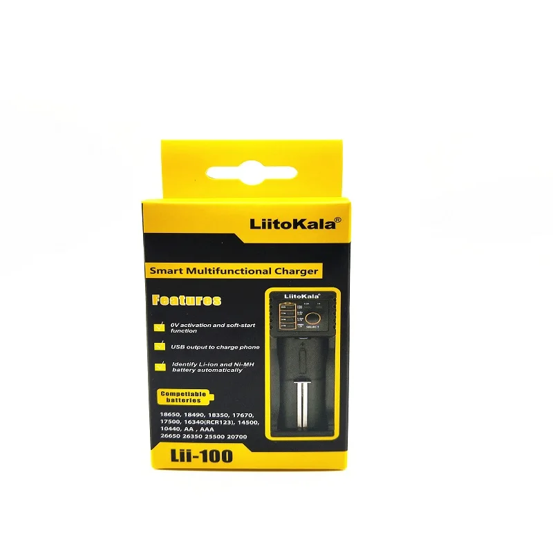 lii-100 Liitokala Lii-202 lii-402 18650 зарядное устройство 1.2 В 3.7 В 3.2 В 3.85 В AA/AAA 26650 10440 14500 16340 18350 Smart Зарядное устройство - Цвет: lii-100