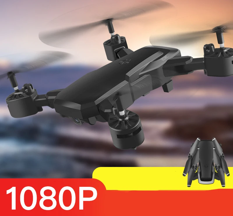 Новое Квадрокоптер FPV широкоугольный WiFi камера HD RC Мини вертолет складная рука складной Дрон