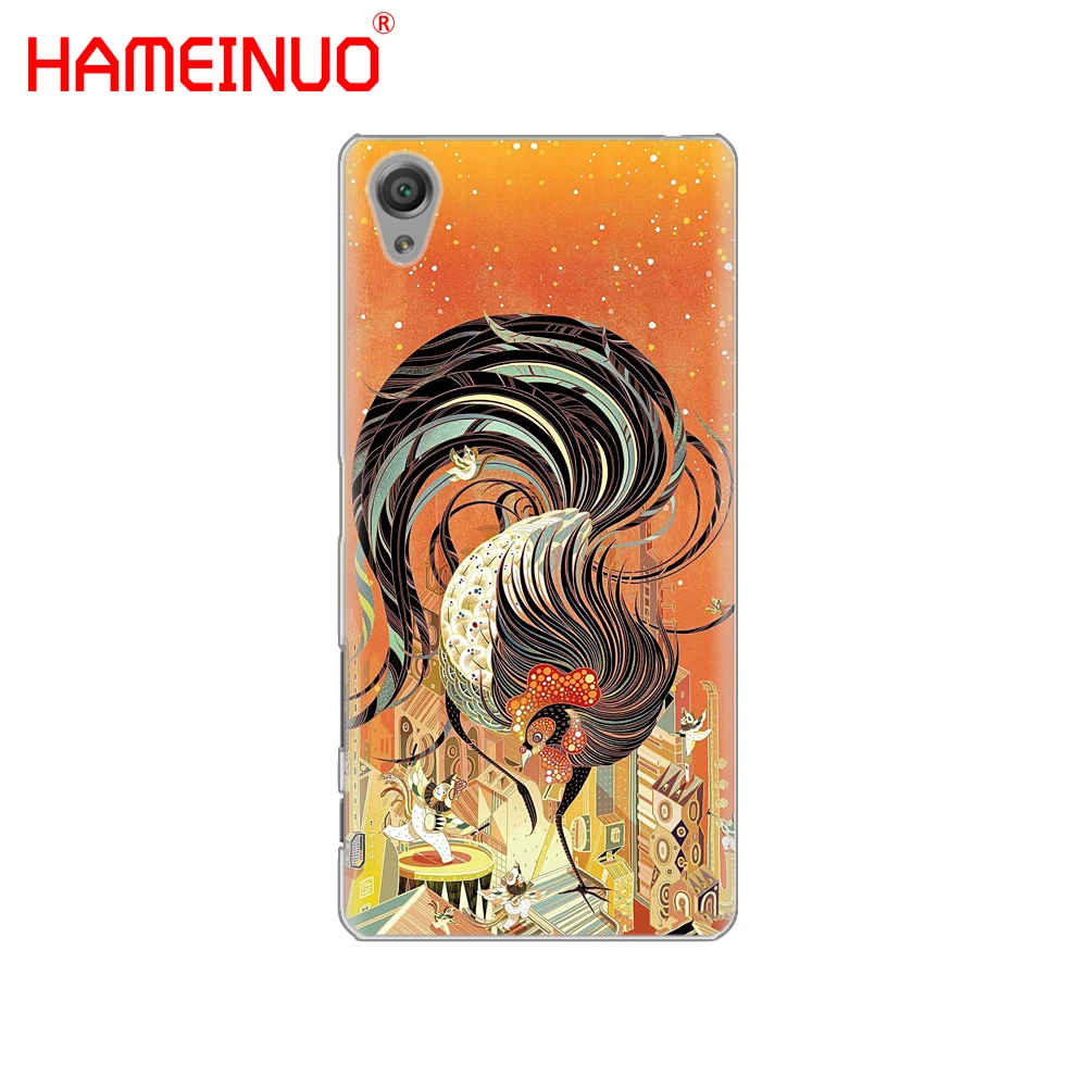 

HAMEINUO Chicken Big Rooster Luxury Hybrid Cover phone Case for sony xperia z2 z3 z4 z5 mini plus aqua M4 M5 E4 E5 E6 C4 C5