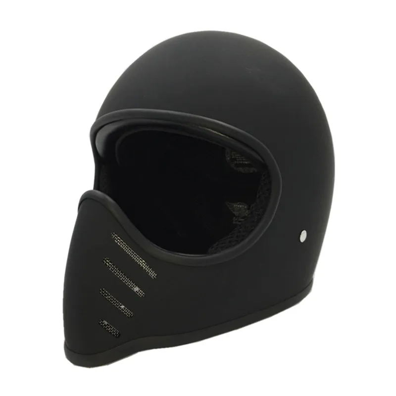 TT CO winage Полнолицевой мотоциклетный шлем Chopper Oldschool оригинальный 02 маленький Ретро
