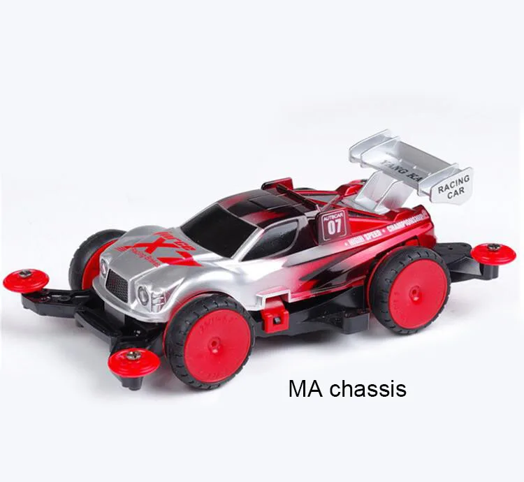RED Yang Kai мини 4WD модель автомобиля с MA шасси двойной вал двигателя темная лошадь/Аватар/тире метеоры/скорость молния YANGKAI - Цвет: RED