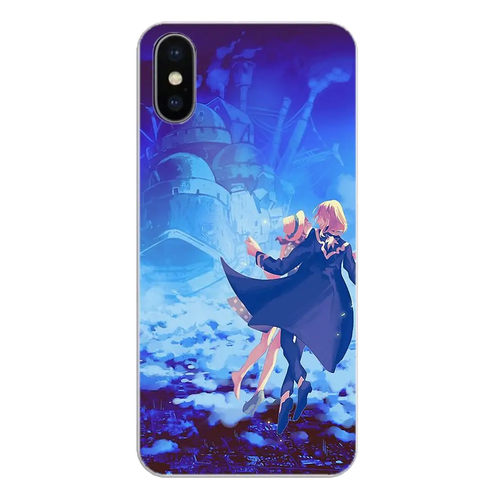 anime Cinderella howls moving castle fan art For LG G7 Q6 Q7 Q8 Q9 V30 X Power 2 3 OnePlus 3T 5T 6T TPU Transparent Bag Case |