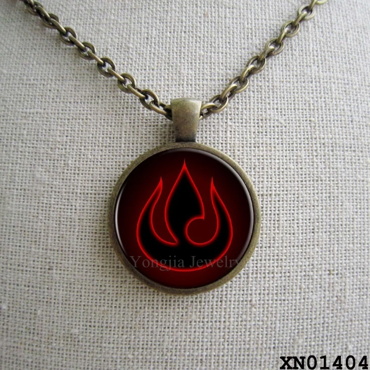 Ручной Народ Огня кулон Аватар последний Маг Воздуха ожерелье подарок ювелирные