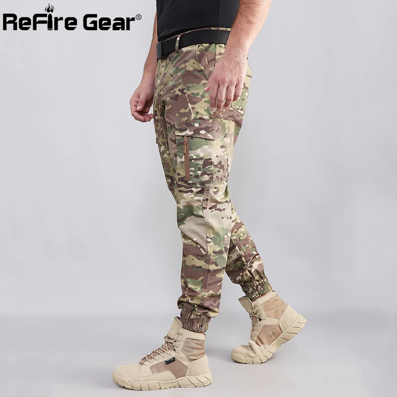 Брюки ReFire мужские камуфляжные тактические Джоггеры в стиле милитари армейские