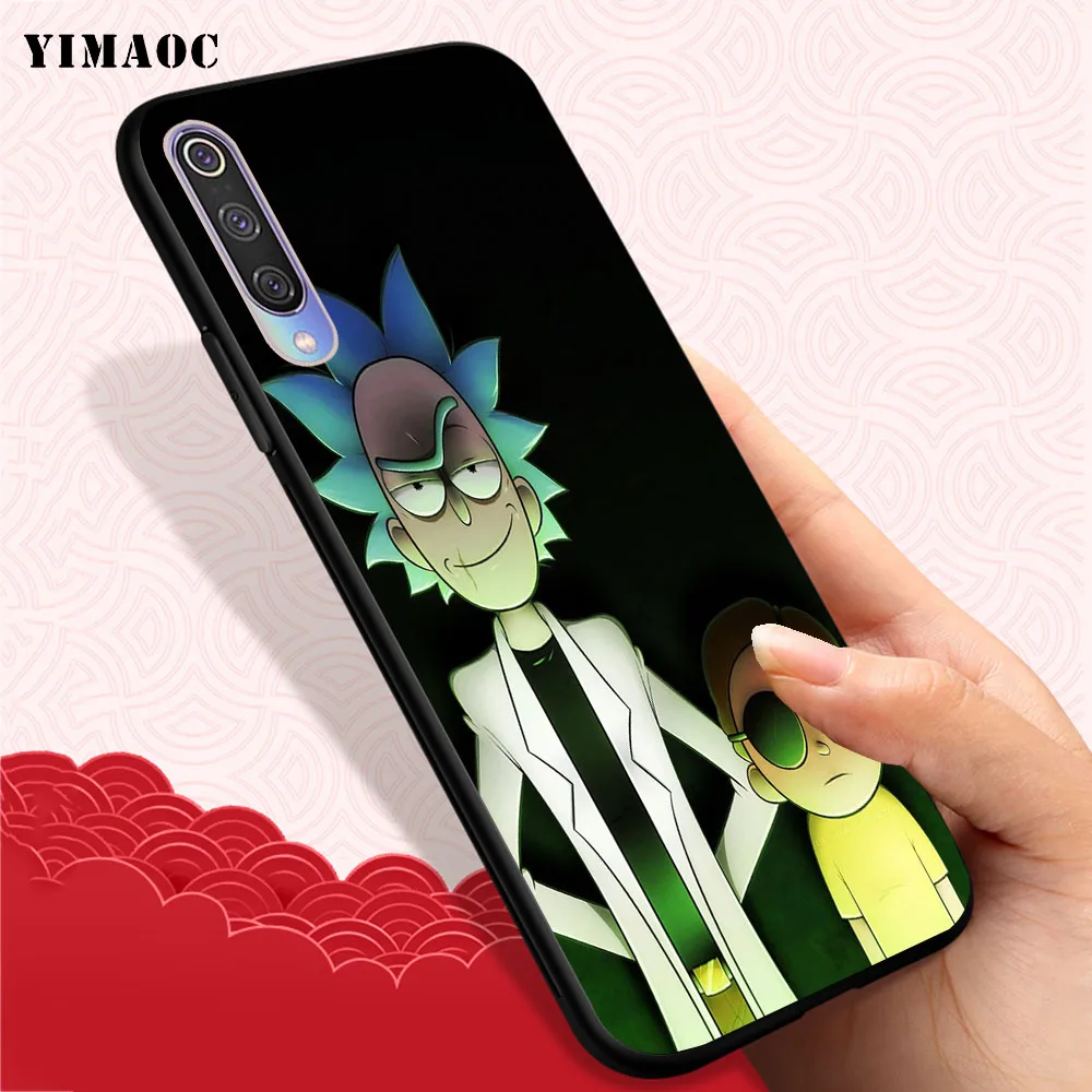 YIMAOC роскошный мягкий чехол Рик и Морти из мультфильма для Xiaomi Mi5 Mi5S Mi6 Mi9 Mi8 Lite SE A1 A2