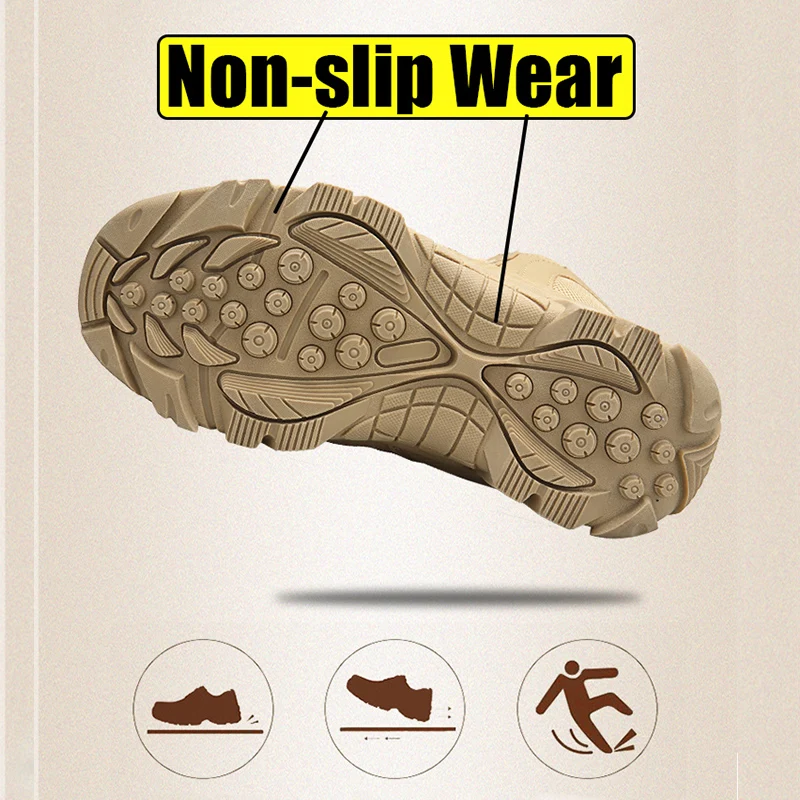 TOURSH Пеший Туризм обувь для Для мужчин Армейские ботинки военные дезерты