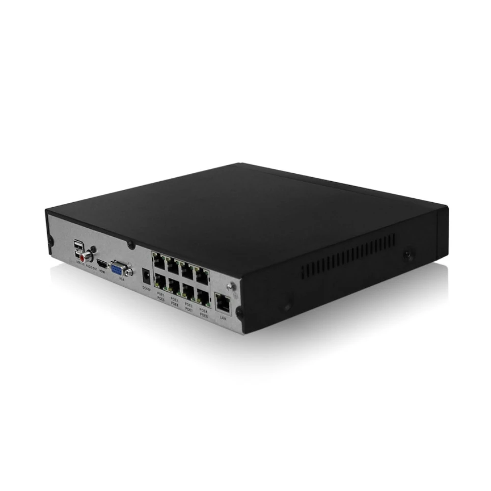 SVNVR 4CH 8CH 2MP H.265 POE NVR Поддержка жесткого диска 1x10TB с выходом HDMI и VGA бесплатное