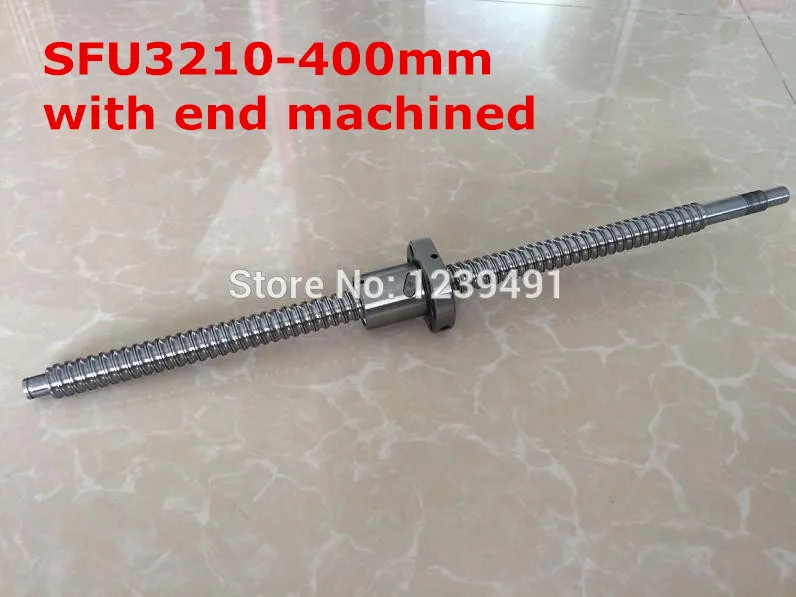 

1pc SFU3210- 400mm ball screw with nut according to BK25/BF25 end machined CNC parts