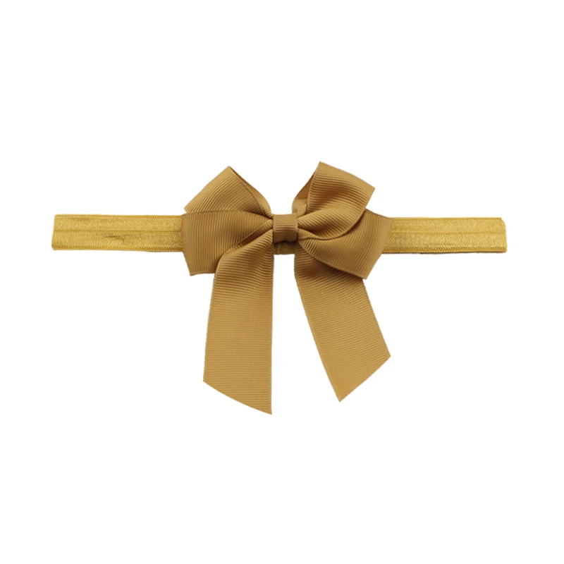 Colors Ribbon Float Headband Solid Candy Color Baby Kids Girls Mini Bowknot Hairband Elastic Hair Accessories | Детская одежда и