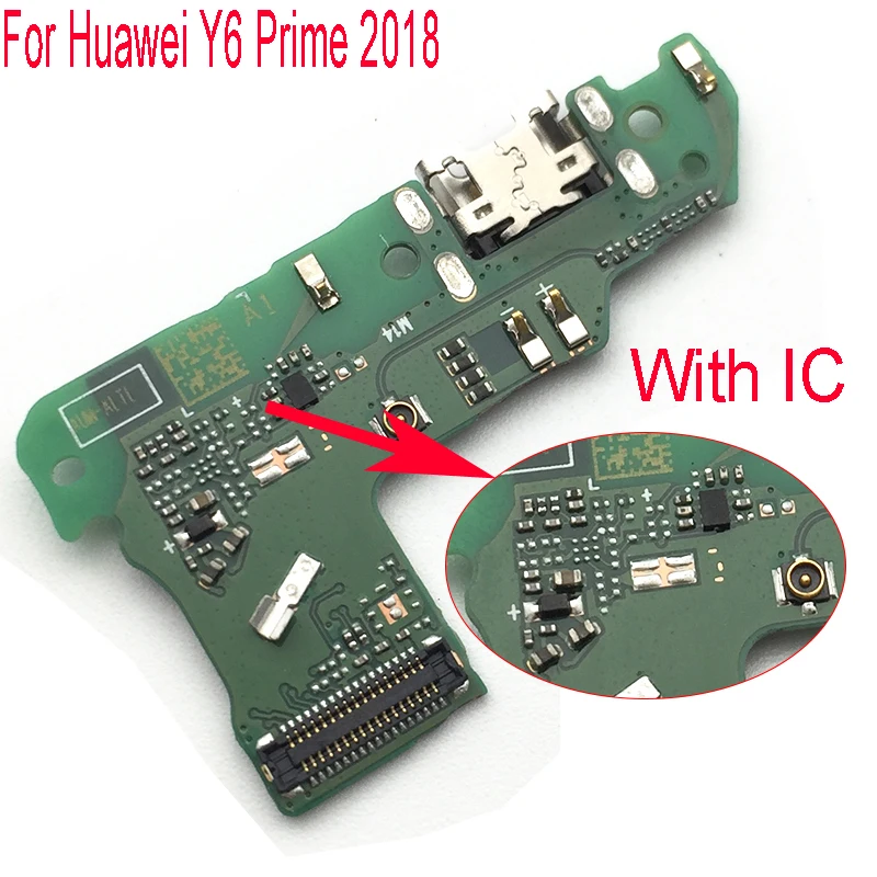 USB порт зарядное устройство док станция разъем гибкий кабель для Huawei Y6 Prime 2018 /Y6