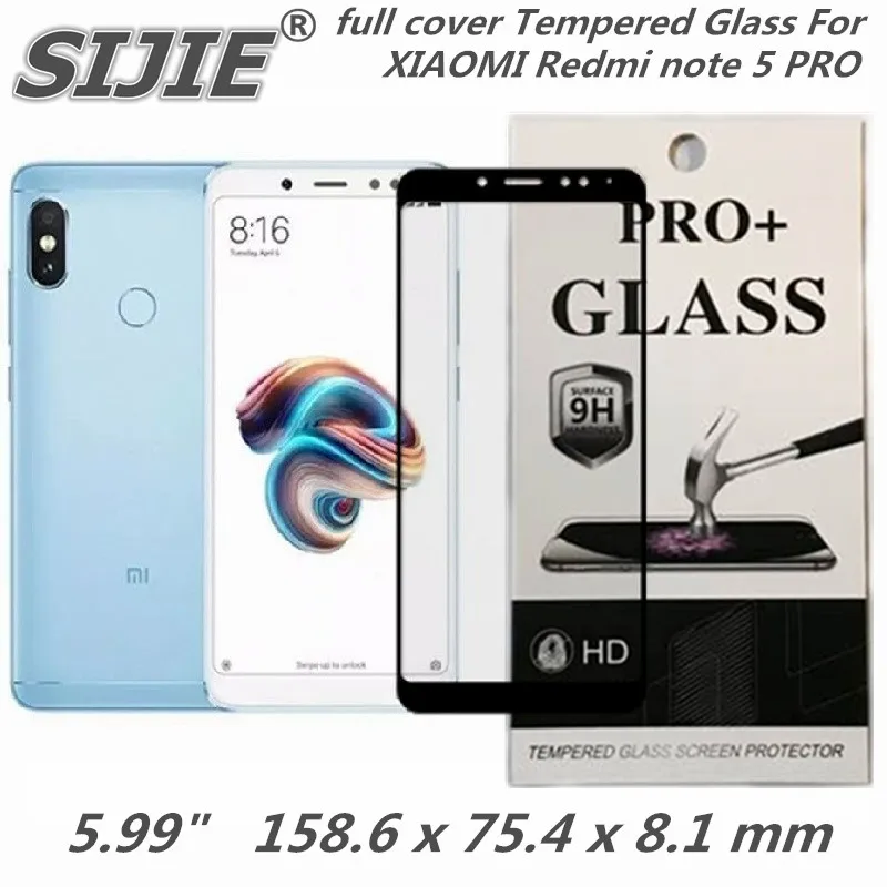 Полное покрытие закаленное Стекло для Xiaomi Redmi Note 5 Pro note5 prime global 5.99 дюймов 6x Экран