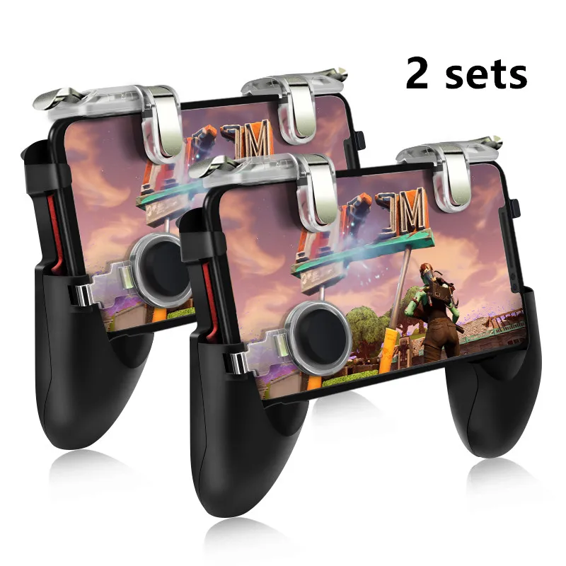2 pcs Данных Лягушка Мобильный контроллер триггер игра огонь кнопка телефон джойстик для PUBG для IPhone 7 8 Plus X для Xiaomi Mi 8 Android - Color: 2 pcs