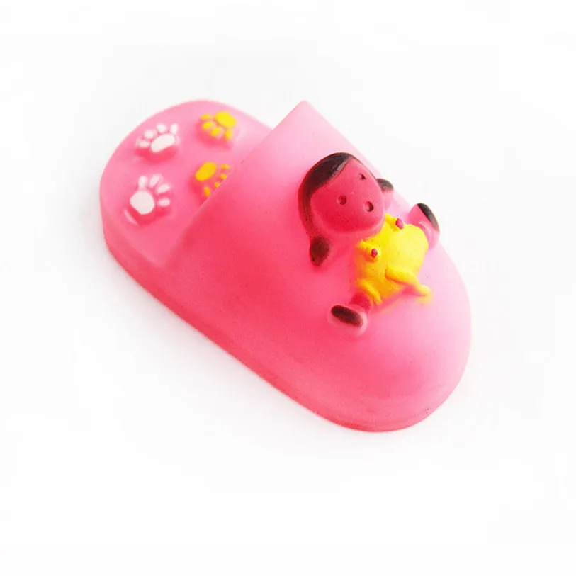 Игрушки для собак маленьких больших кошек 1 предмет Rubber Slipper домашнее животное