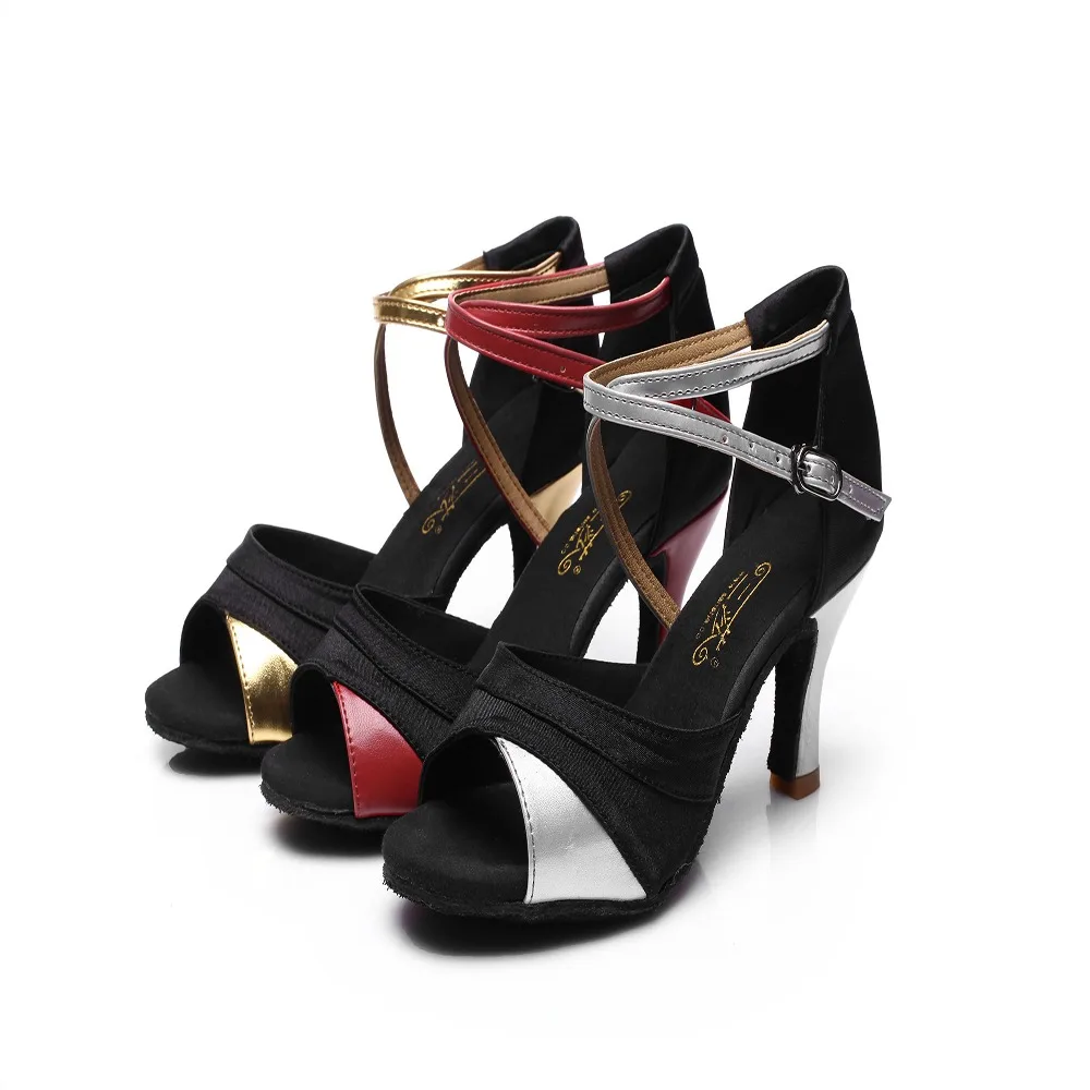 Бесплатная доставка модель детонации женская обувь для латинских танцев высокий