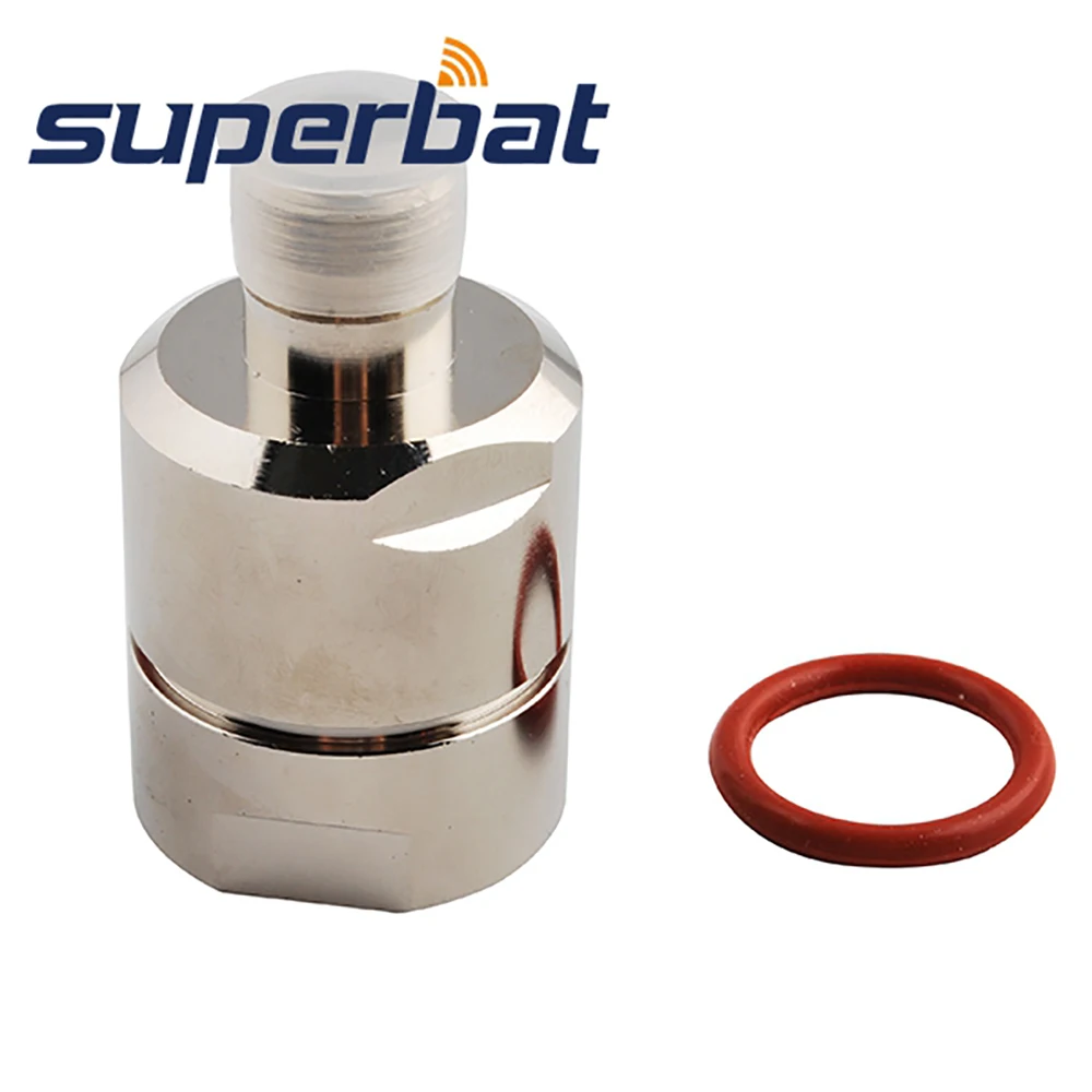 

10 шт., N-образный коаксиальный разъем RF Superbat для гофрированного медного кабеля 7/8