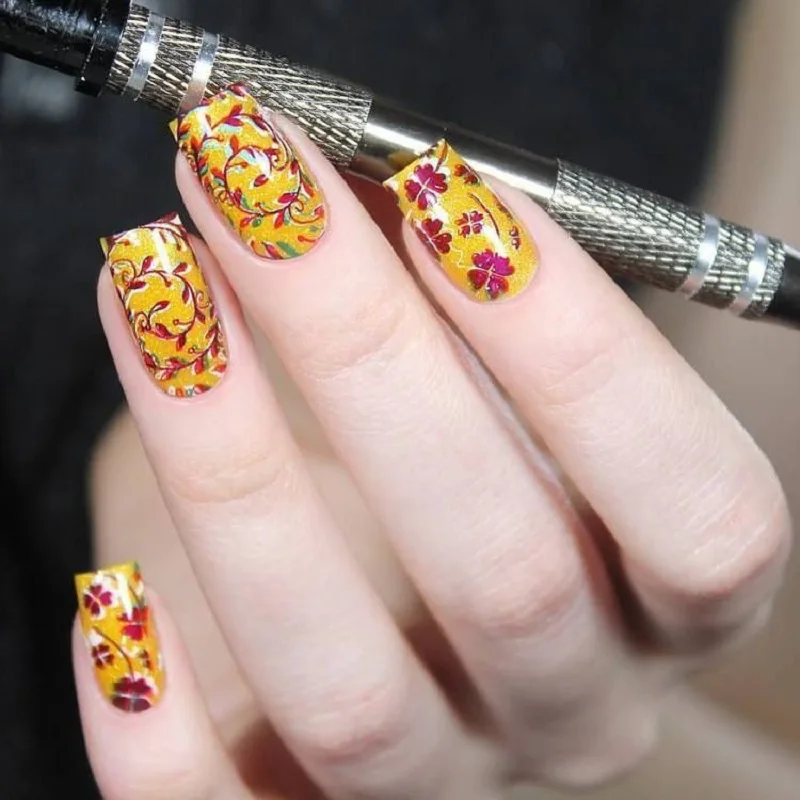 1 шт. хлопковый коготь для очистки ногтей штамповка шаблон очиститель