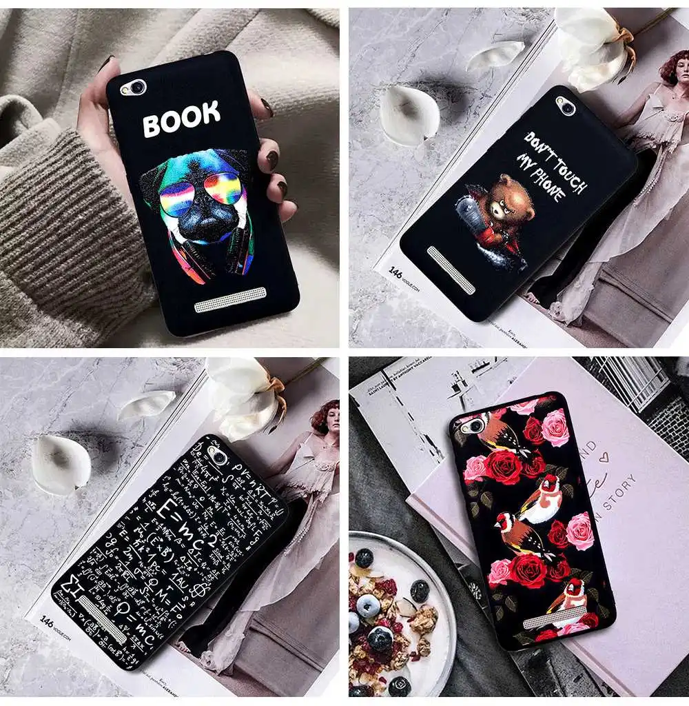 Модный чехол Mokoemi из ТПУ с рисунком 5,0 дюйма для Xiaomi Redmi 4a, чехол для Xiaomi Redmi 4a, чехол для телефона