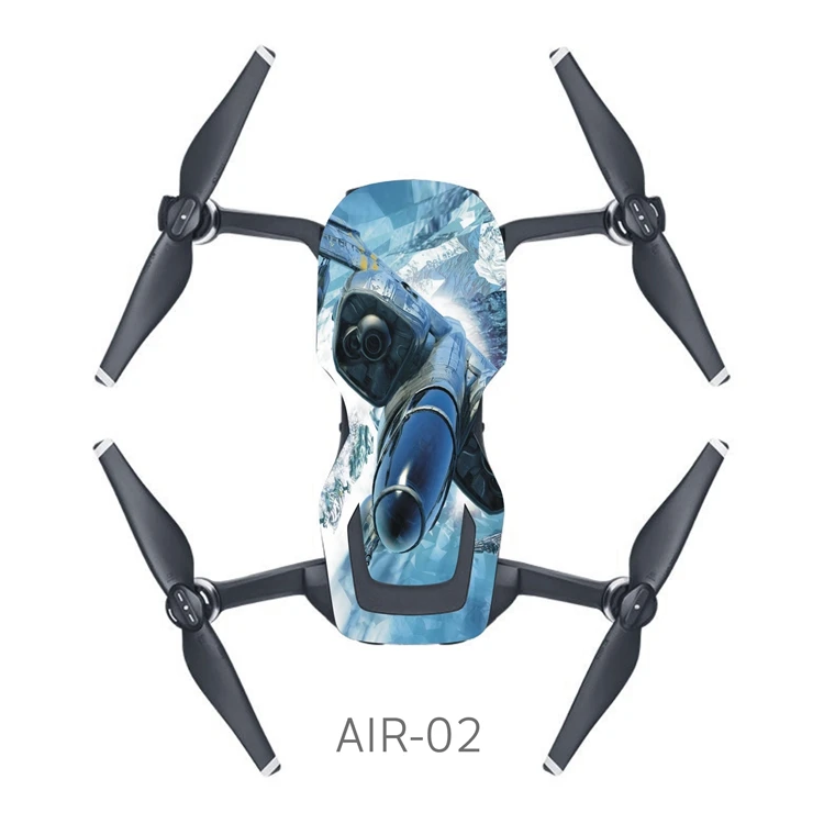 MASiKEN 12 цветов водонепроницаемый стикер s Наклейка протектор кожи для DJI Mavic Air наклейки на Дрон наклейка Квадрокоптер Phantom аксессуары - Цвет: 02