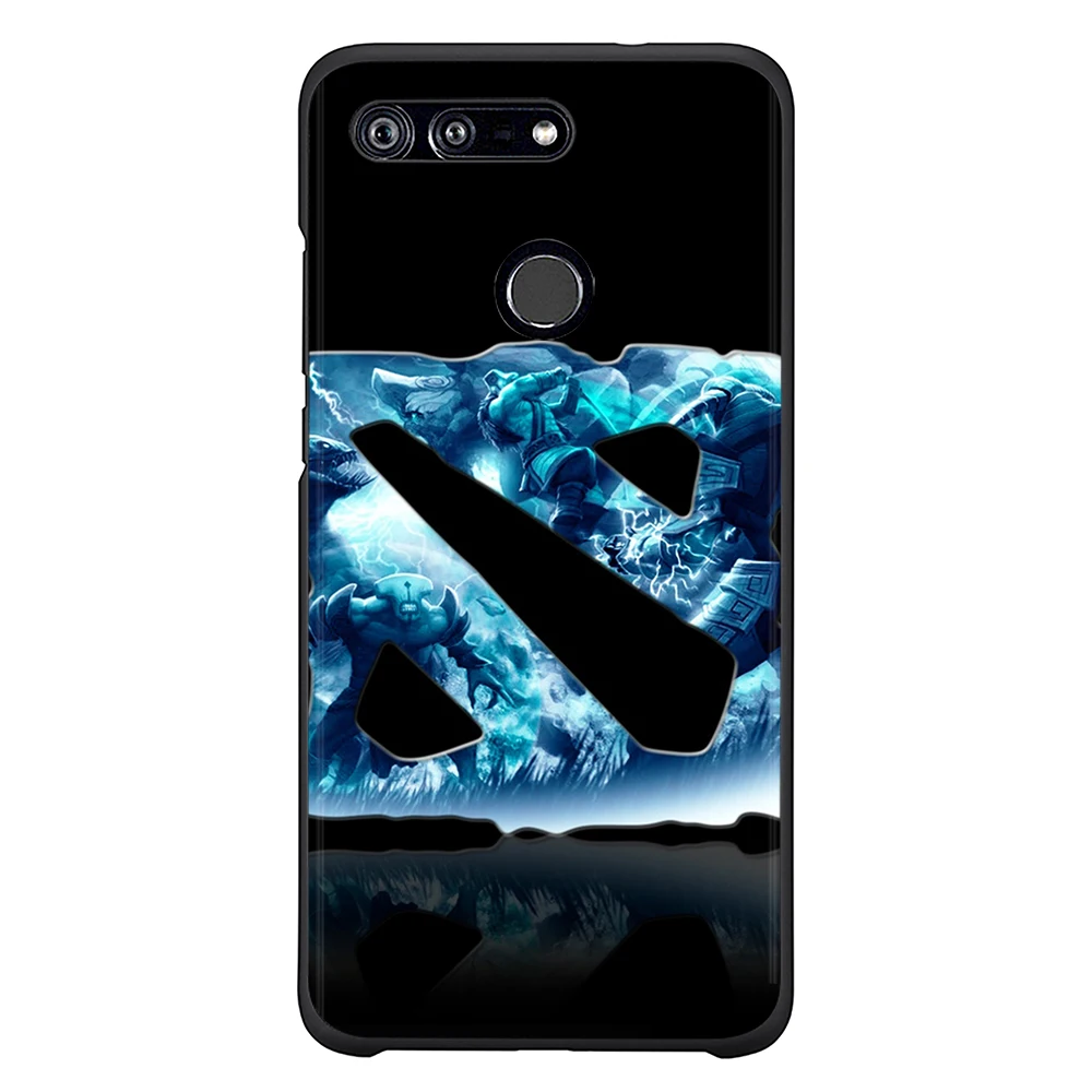 Мягкий ТПУ чехол для телефона Honor 8x Черный силиконовый dota 2 игра 7a pro 9 Lite 10 Nova 3