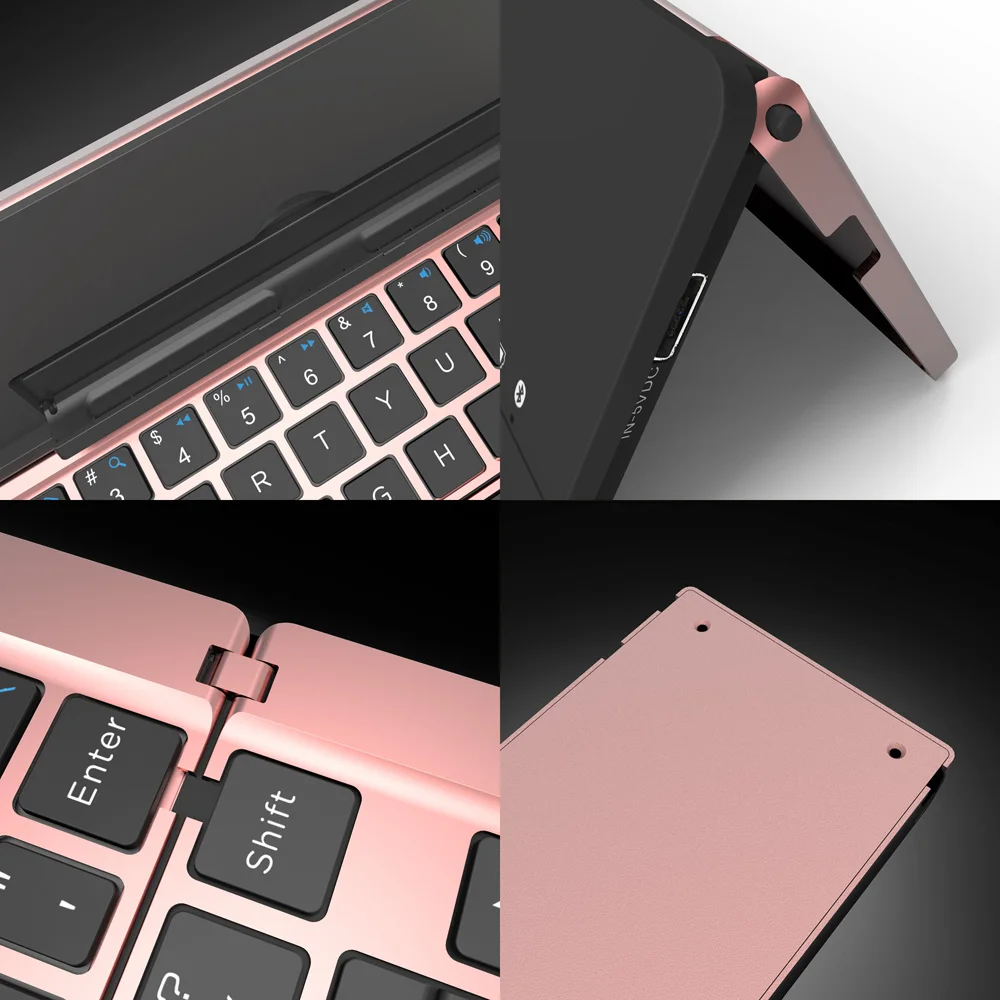 Универсальная беспроводная bluetooth-клавиатура из алюминиевого сплава для iPad, iPhone, samsung, Nokia, IOS, Windows, Android, система, планшет, ПК, телефон