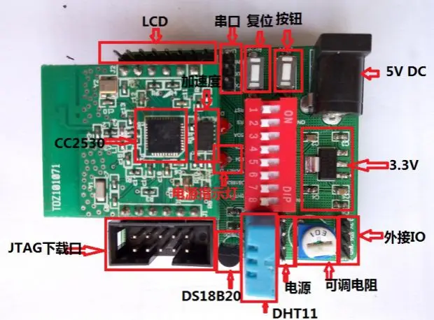 

For [new] CC2530 module ZigBee module design customized version of the module